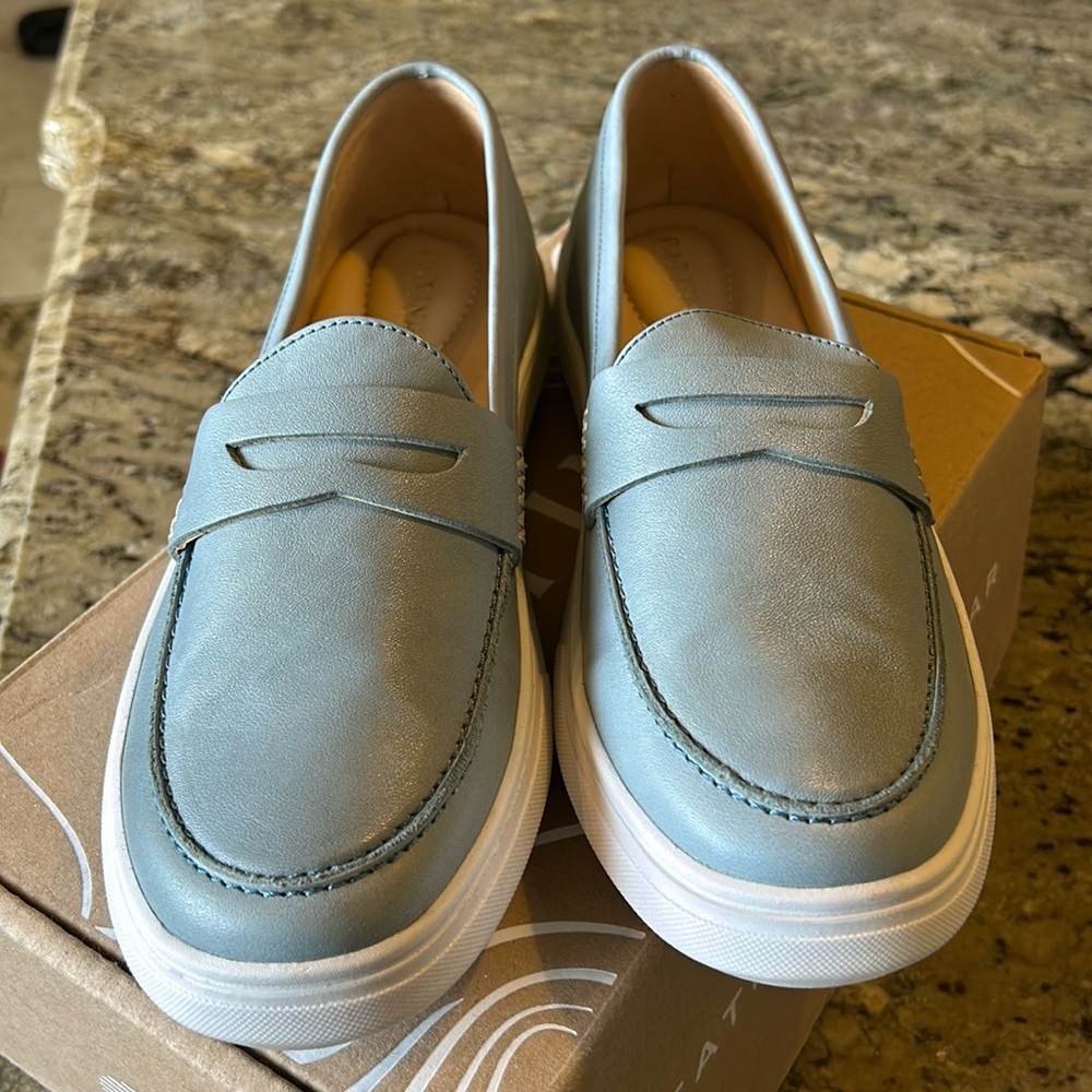 Portland Leather Patina Boardwalk Penny Loafers, 11, NWoT